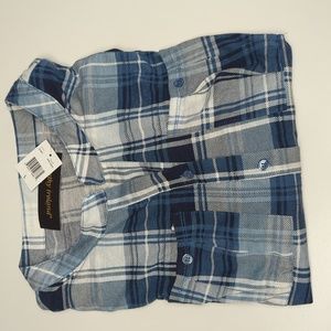NWT kathy ireland Flannel Top